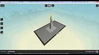 Creating a Makerbot 3D model in Sketchup walk through [upl. by Novek]