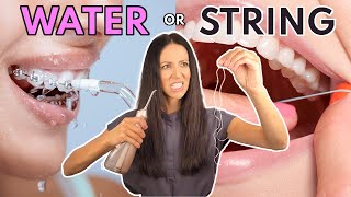 Is Water Flossing BETTER Than String Flossing [upl. by Hsejar]