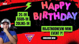 ZAZIIJEV ROJSTNODNEVNI MINI EVENT 2€1H  GRRAVITY RP I VAVADA  PROMO LINK 🔽 [upl. by Flossie]