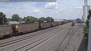 Almost 3 Miles Long a UP Coal Train Kearney NE [upl. by Rezeile]