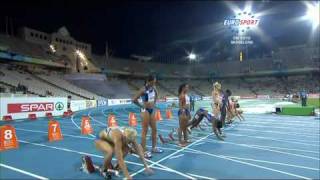 Womens 100m European Athletics Championships 2010 Verena Sailer [upl. by Adnical]