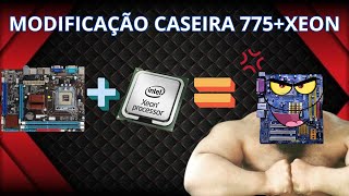 MODIFICANDO 775 PARA ACEITAR XEON 771 [upl. by Nesaj]