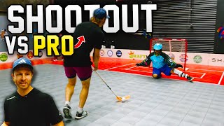 Pavel Barber vs Jomboy Media Shootout Floorball Pro [upl. by Anayit]