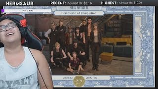 I GOT EMOTIONAL 😭😭  Final Fantasy XV FINALE REACTION TWITCH [upl. by Bittner]