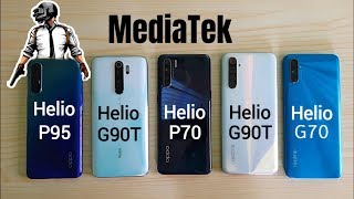 MediaTek Processors 3 Hours PUBG HeatingBattery Drain Test  Helio G90T P95 P70 G70 [upl. by Evars]