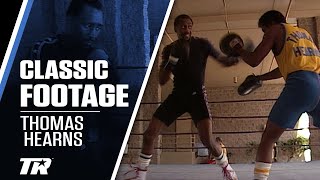 THOMAS HEARNS TRAINING WITH EMANUEL STEWARD  VINTAGE BOXING FOOTAGE [upl. by Forsyth230]