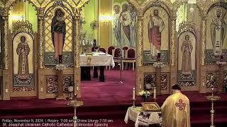 Friday November 8 2024  Rosary 700 am Divine Liturgy 730 am [upl. by Amehsat]