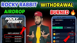 Rocky Rabbit Airdrop out  Rocky Rabbit Airdrop withdrawal process  Rocky Rabbit RBTC token claim [upl. by Innattirb984]