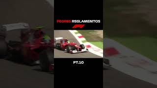 PEORES REGLAMENTOS F1  Pt10 💥 httpsamznto3q5mC8j formula1 automovilismo f1shorts gpf1 [upl. by Rexana]