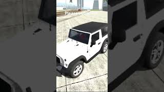 Verna and fortuner vs Thar in Indian bike driving 3d game short viral video [upl. by Walling921]