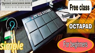 पैड बजाना सीखे  BHOJPURI BEAT  PAD TUTORIAL  ROLAND SPD 20 PRO  OCTAPAD BEGINNER CLASS [upl. by Wojcik]