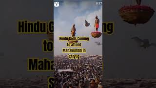 hindu gods coming in mahakumbh satyug sanatandharma reels love ytshorts om shiv devta [upl. by Ackler652]