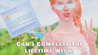 CAN I COMPLETE THE LIFETIME WISHTHE SIMS 3 ISLAND PARADISE [upl. by Urbanus]