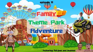 Family Theme Park Adventure familyvlog family fun [upl. by Jaf577]