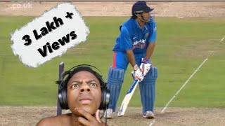 Ishowspeed reacts to MS Dhoni Indian legend [upl. by Sairtemed]