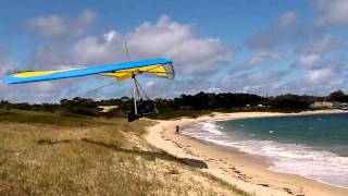 Hang Gliding  Dune Gooning at the Boneyard 2011 Australia [upl. by Aleibarg116]