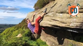 Classic Gritstone Weirdness  Climbing Daily Ep772 [upl. by Lumbye]