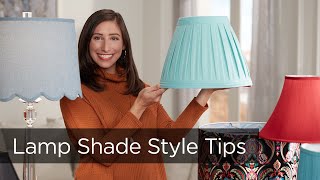 Replacing a Lamp Shade  Style Tips from Lamps Plus [upl. by Adnimra160]