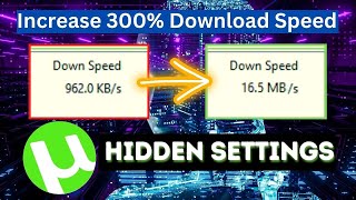 How To Speed Up uTorrent Download  Boost Download Speed 300 More [upl. by Inalaeham]