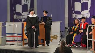 WWII vet receives Cornell College degree 80 years later [upl. by Sadella]