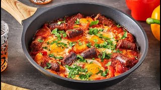 CHAKCHOUKA Merguez et Oeufs [upl. by Manvil]