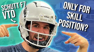 Why Do NO LINEMAN Wear This Schutt F7 VTD Review [upl. by Yentirb]