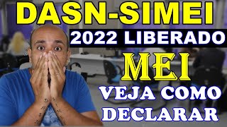 Como Fazer Declaração Anual do MEI 2022  DASNSIMEI 2022 [upl. by Atekehs411]