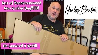 Harley Benton Unboxing  Hopefully This One Doesnt Suck Box of Bodaciousness [upl. by Cl]