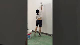 How to Prepare Tiles Wall ​ Wall paint​ Fast amp Beauty part 6149 [upl. by Aicital]