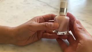 Essie Gel Couture Long Lasting Nail Polish 8 Free Vegan Sheer Pink Sheer Fantasy Review [upl. by Ahsenar]