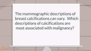 Which calcifications on mammogram are bad [upl. by Gunning203]