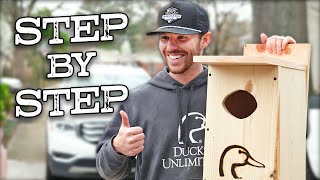 How to Build a Wood Duck Box  Step by Step [upl. by Nyladnor]