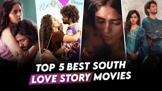 Top 5 New South Love Story Movies Hindi Dubbed  New Love Story Movies 2024 [upl. by Alyks]