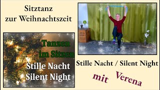 Sitztanz mit Tücher zu Weihnachten  Stille Nacht  Silent Night  Tanzen im Sitzen [upl. by Ettigdirb]