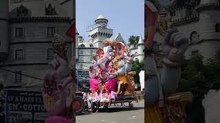 Biggest ganesh nimarjjanam 2024  Ganesh immersion 2024  ytshorts youtubeshorts dj [upl. by Rhianna]