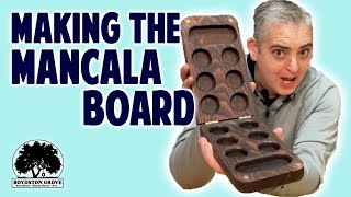 How To Make The Mancala Game Board  Easy Woodworking Project [upl. by Merriott782]