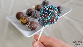 Easy Homemade Cake Pops Recipe [upl. by Naitsabes]