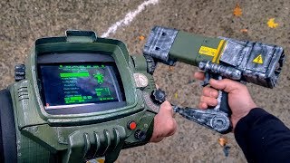 PIP BOY amp LASER PISTOL FROM FALLOUT HOW TO MAKE [upl. by Peednas]