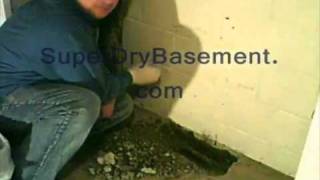 Basement waterproofingStepbystep instruction [upl. by Inalak16]