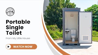 The Portable Single Toilet  My Little House [upl. by Collete]