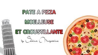 Recette  Pâte à pizza croustillante [upl. by Leseil443]