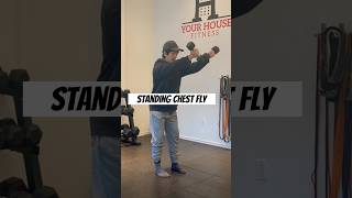 How to Do a Standing Chest Fly in 30 Seconds [upl. by Ahsielat572]