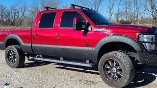 LineX Rocker Panels Fender Flare and Tailgate on the 2014 F250 Superduty [upl. by Kristi]