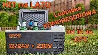 Kompresorowa Lodówka 1224230V Od 10 do 22 STOPNI Vevor 20L [upl. by Dom]