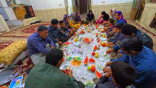 Yalda Night Celebration  a Persian Tradition 2022 village life [upl. by Lethia]