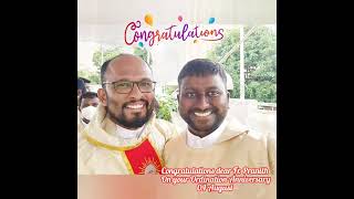 4 Aug Congratulations Fr Pranith on your Sacerdotal Ordination Anniversary God Bless You [upl. by Hoopen]