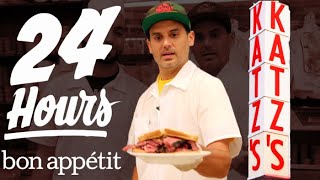 Working 24 Hours Straight at New York’s Most Iconic Deli  Bon Appétit [upl. by Eussoj]