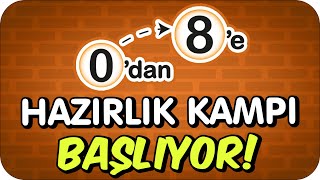 0dan 8e Hazırlık Kampı BAŞLIYOOOR 📢 2025LGS [upl. by Annay797]