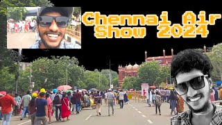 Chennai Air Show 2024  Aerobatic Stunts Aircraft Display  Chennai vlog Praveen [upl. by Cagle]