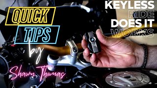 BMW KEYLESS RIDE HOW DOES IT WORKS  QUICK TIPS BY SHAWN THOMAS [upl. by Migeon]